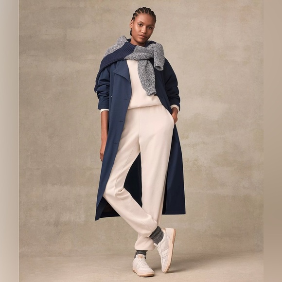 Lou & Grey NEW Fleece Joggers Pants Heather Grey SOFT Pockets Womens XXS Petite - Picture 2 of 5